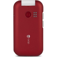 DORO 6040 Red - User-Friendly Mobile Phone with Big Buttons & Easy Navigation - Perfect for Seniors!